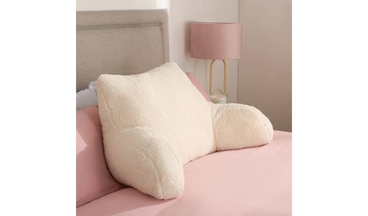 OHS Teddy Fleece Cuddle Cushion - Cream