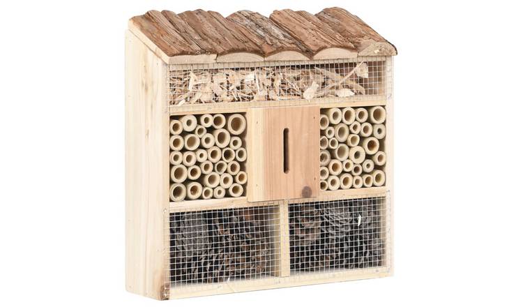 Walplus Bamboo Insect Hotel Firwood - 30 x 10 x 30 cm