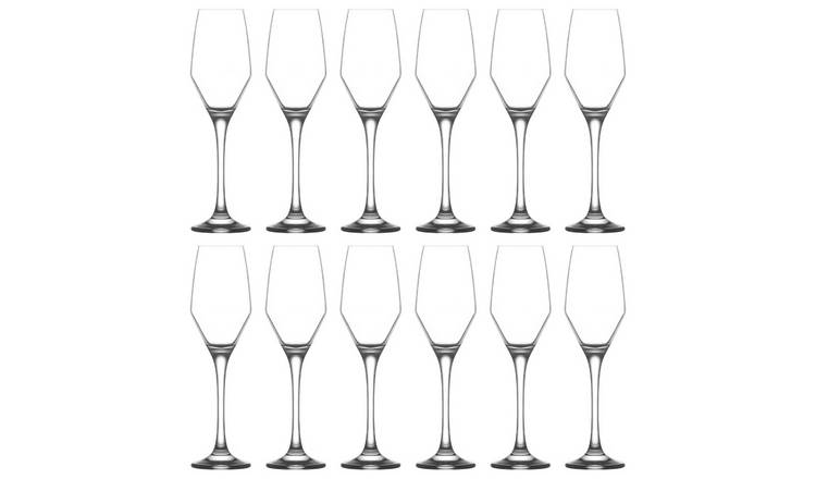 LAV Ella Glass Champagne Flutes - 230ml - Pack of 12