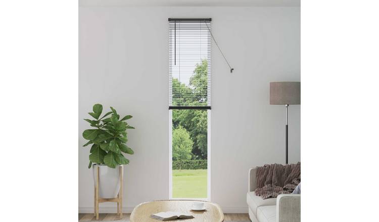 Walplus PVC Window Blind - Silver Grey - 213 x 50 cm