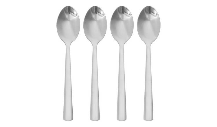 Argon Tableware Tondo 18/0 Stainless Steel Teaspoons - Silver - Pack of 24