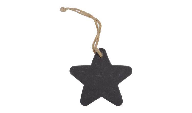Nicola Spring Slate Christmas Tree Decoration - Star