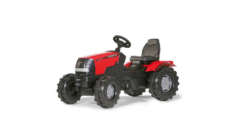 Rolly Toys Case Puma CVX 255 Ride-On Pedal Tractor with Opening Bonnet - Red