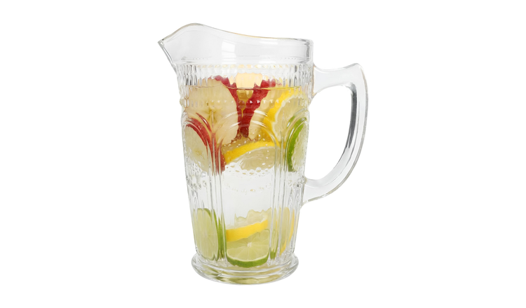 Argon Tableware Amore Ribbed Glass Water Jug