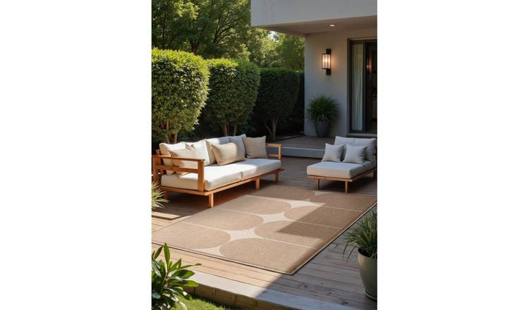 Hanse Home Beige Indoor Outdoor Reversible Rug - 120 x 170cm
