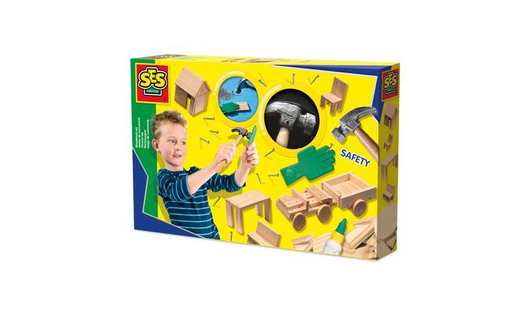 SES Creative Woodwork Set DIY Carpentry Craft Kit
