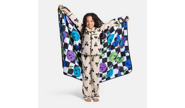 OHS Checkerboard Gaming 3kg Weighted Blanket 100x150cm - Multi