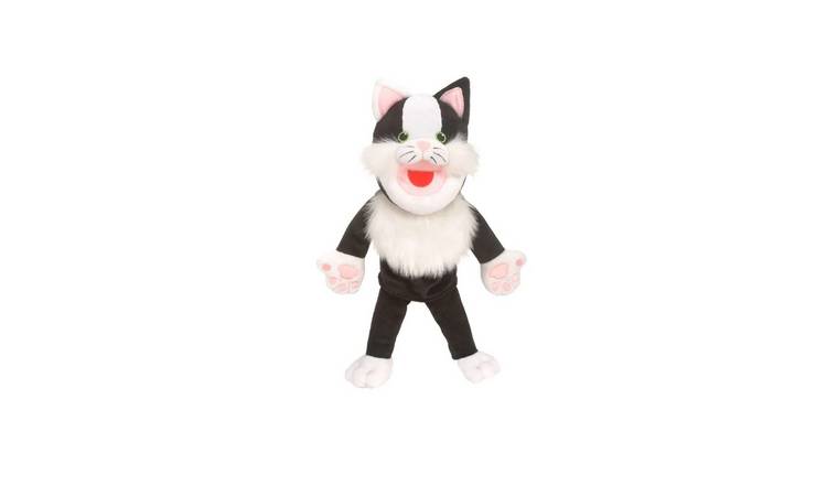 Fiesta Crafts Cat Moving Mouth Hand Puppet - 18 Months +