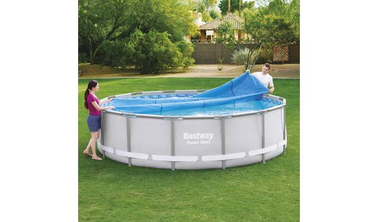 Walplus for 457 cm Pools Polyethylene Solar Pool Cover - Blue - 417 cm