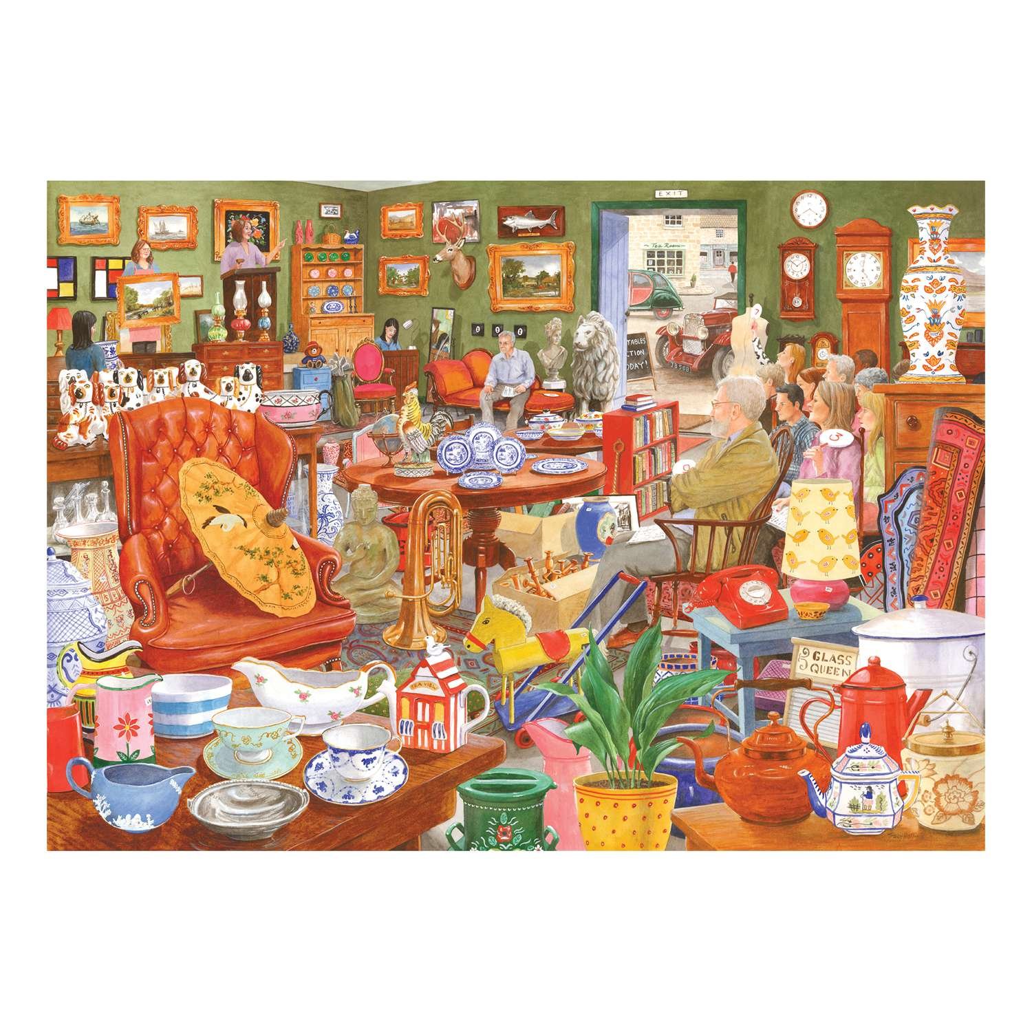 The House of Puzzles Going Going Gone 1000 Piece Jigsaw Puzzle - Image 2