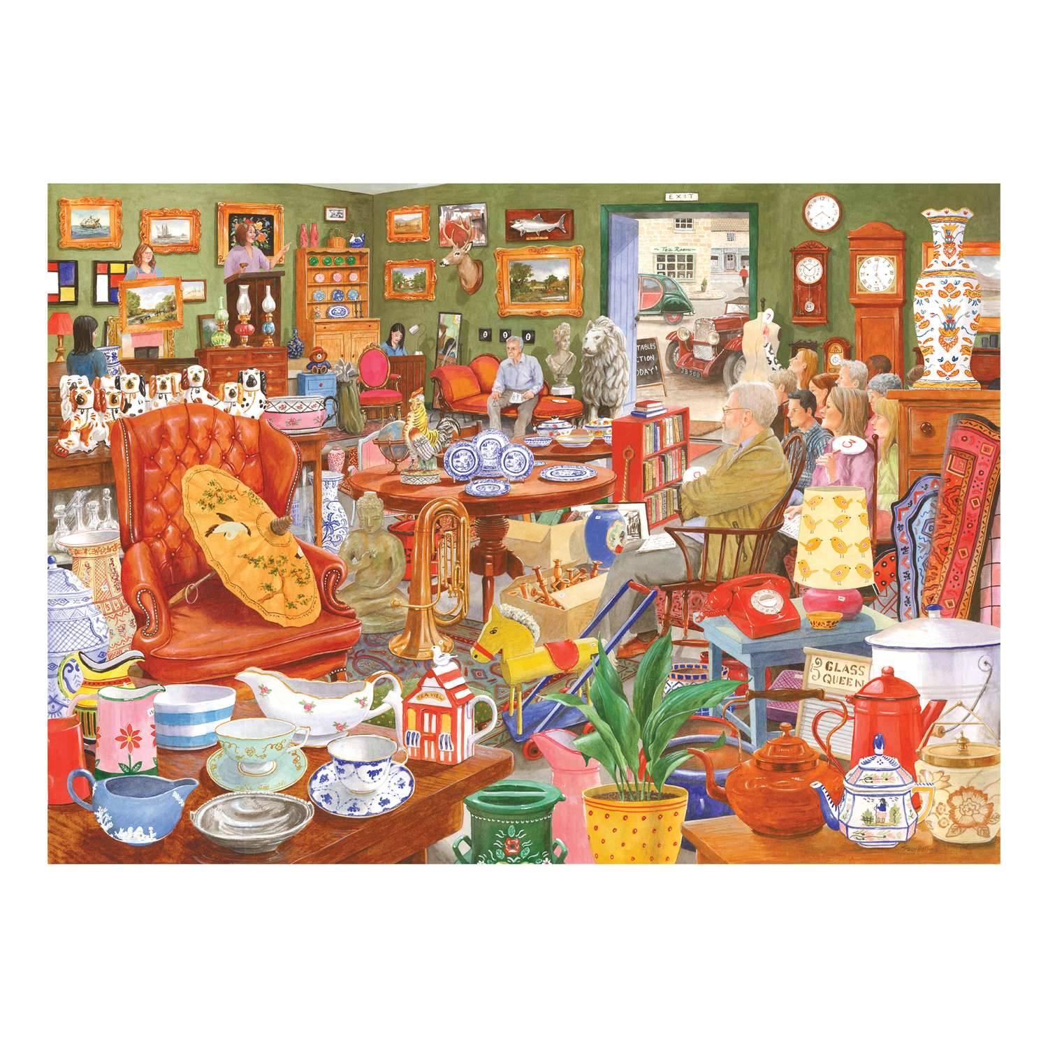 The House of Puzzles Going Going Gone 1000 Piece Jigsaw Puzzle - Image 2