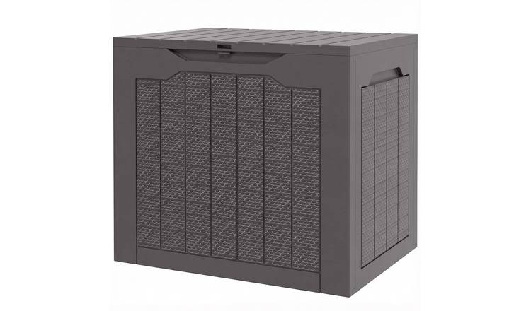 Outsunny Waterproof Garden Storage Box - Brown