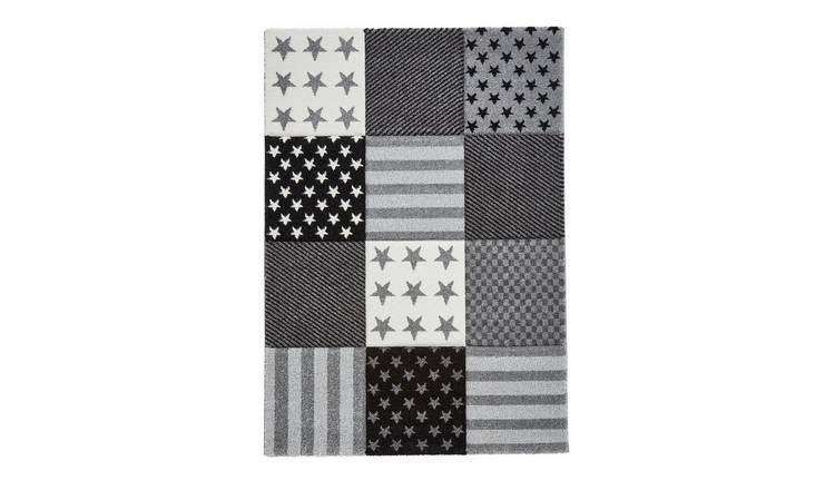 Mega Flooring Grey Kids  Rug - 60 x 120cm