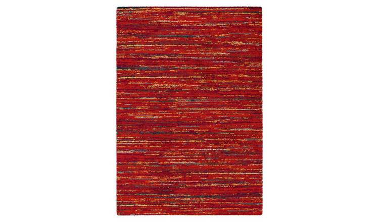Mega Flooring Multi Shaggy Abstract Rug - 120 x 170cm