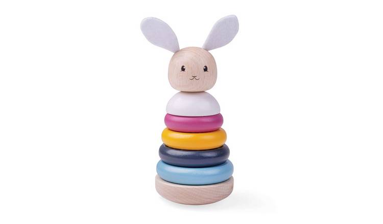 Bigjigs Toys Rabbit Stacking Rings - 12 Months +