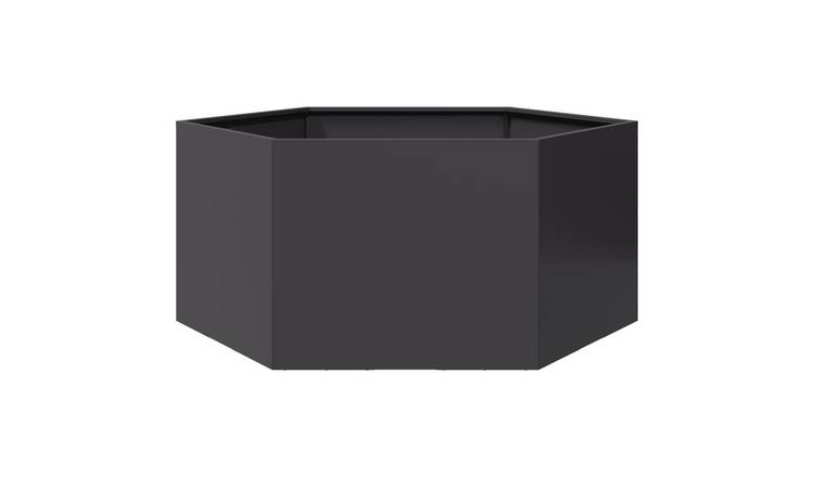 Walplus Steel Garden Planter - Black - 104 x 90 x 45 cm
