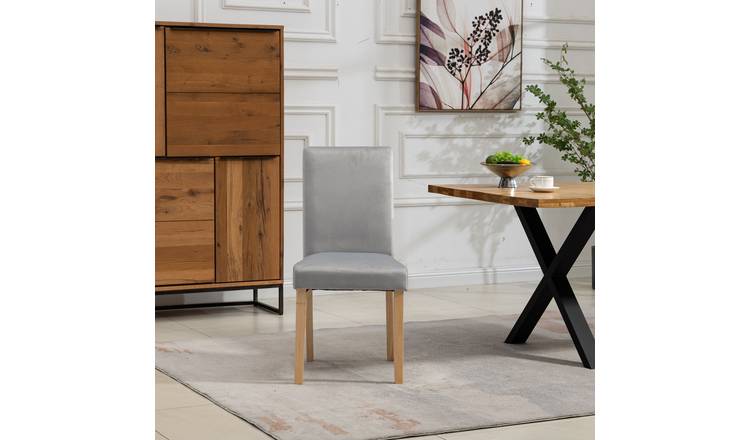 Artemis Home Maiolo Velvet Dining Chairs - Set of 2 - Silver