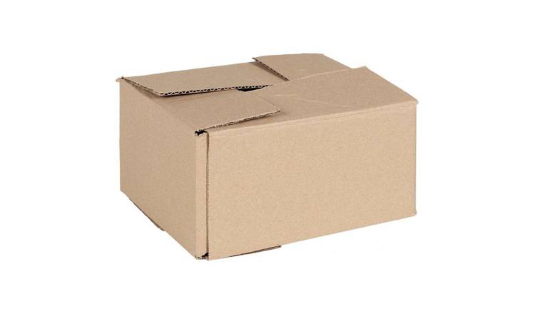 Walplus Pack of 50 Cardboard Folding Box - Natural - 20 x 15 x 10 cm