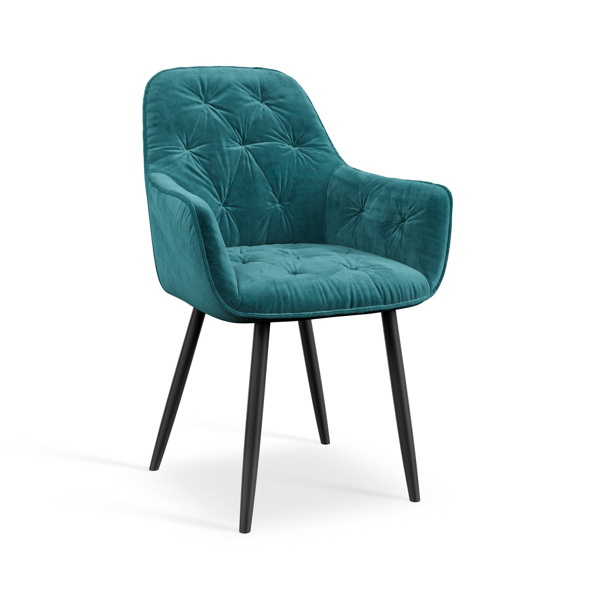 Furniture Online Anika Set Of 8 Velvet Dining Chair – Blue - Image 1