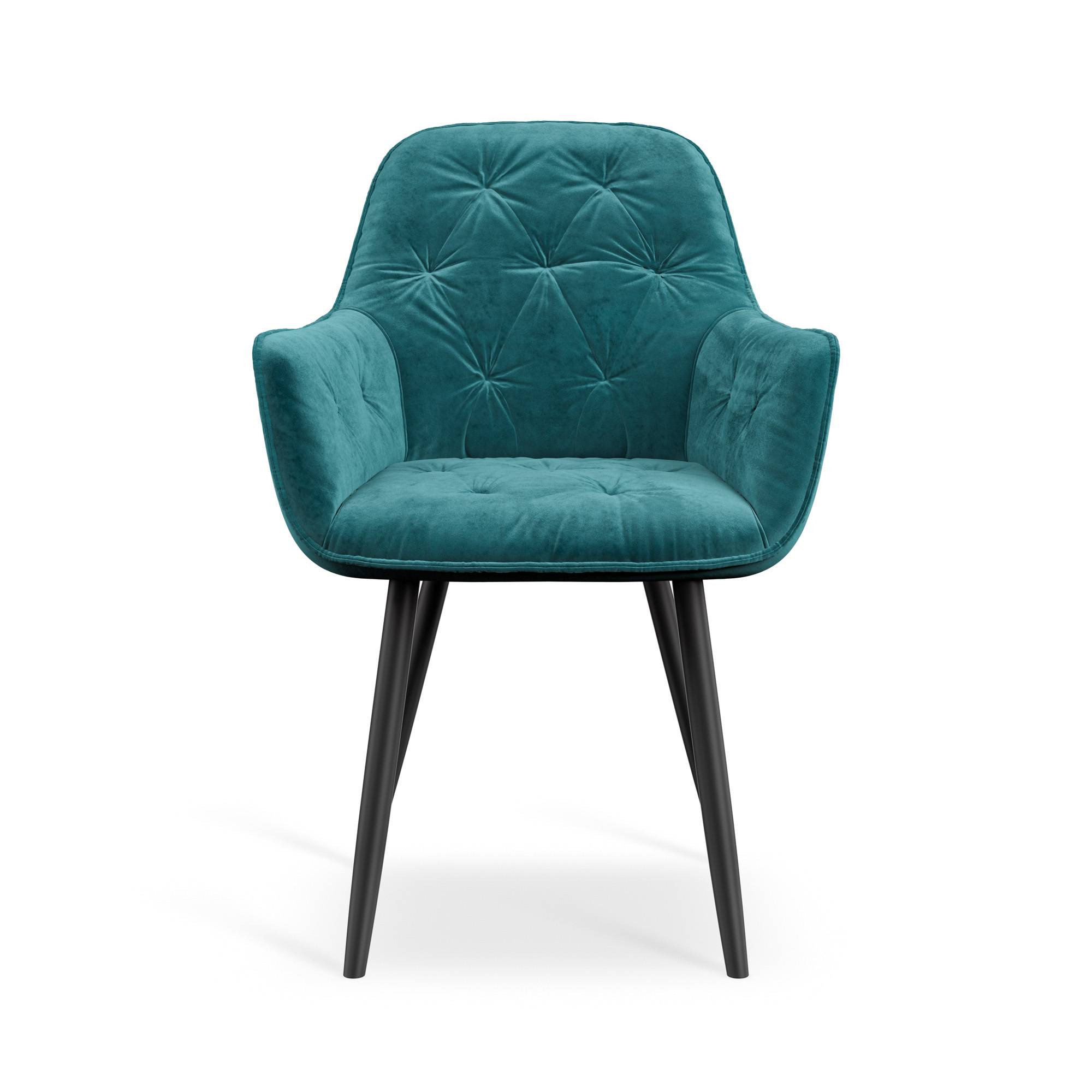 Furniture Online Anika Set Of 8 Velvet Dining Chair – Blue - Image 3