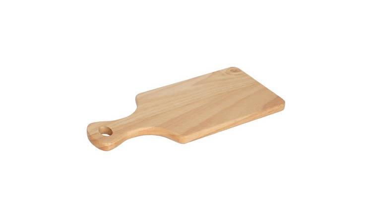 Argon Tableware Wooden Chopping Board with Handle - 34cm x 16cm