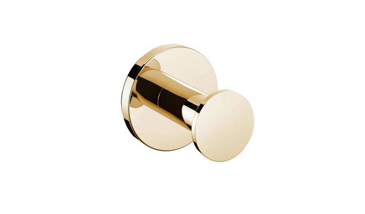 Cosmic Architect Towel Hook - Glossy Gold Pvd
