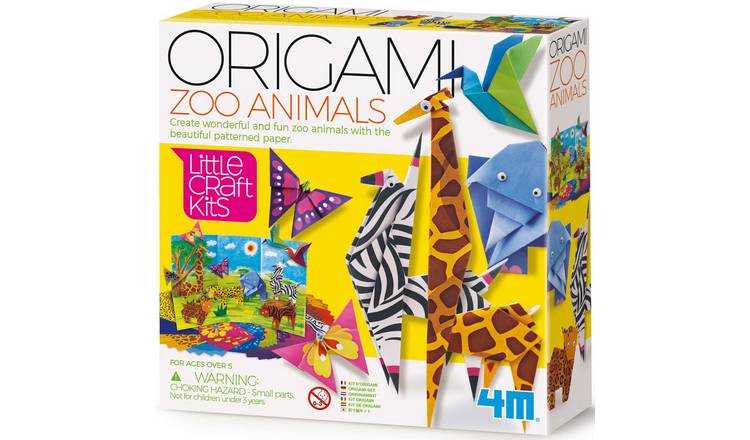 4M Little Craft Origami Zoo Animals - 5 Years +