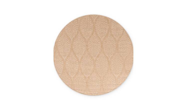 Hanse Home Beige Liora Indoor Outdoor Trellis Round Rug - 160cm
