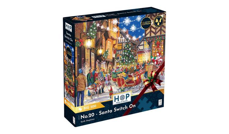 The House of Puzzles No.20 - Santa Switch On BIG 500 Piece Jigsaw Puzzle