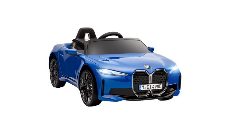 HOMCOM BMW i4 Licensed 12V 3-6 Years Remote Control Electric Ride-On Car – Blue