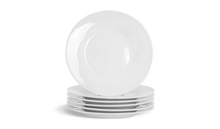 Argon Tableware Classic White Side Plates - Pack of 6