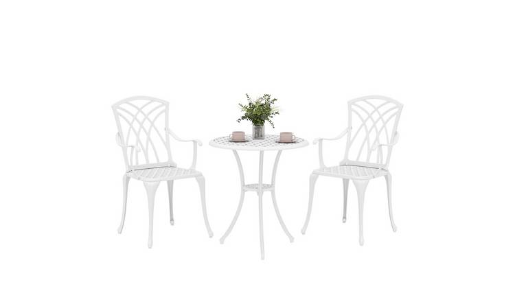 Outsunny Outdoor Dining Set  - White