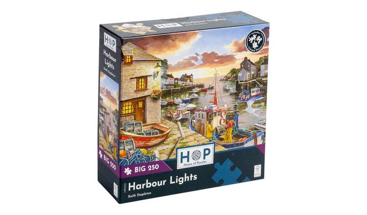The House of Puzzles Harbour Lights BIG 250 Piece Jigsaw Puzzle