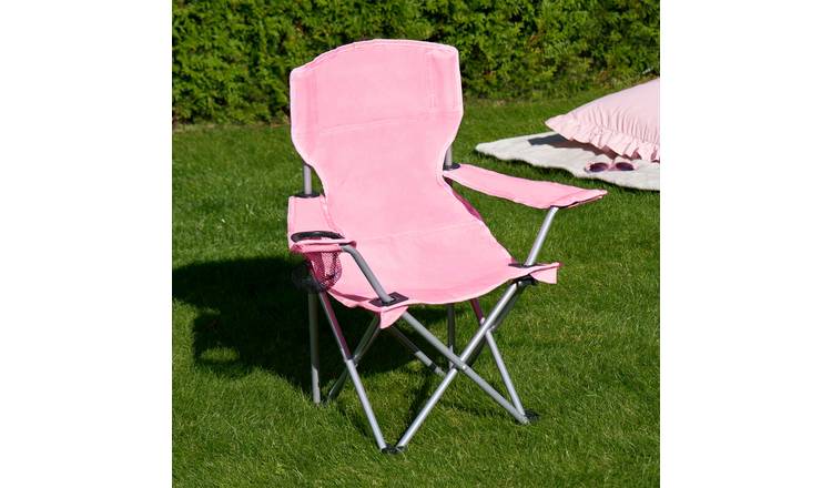 OHS Kids Outdoor Camping Chair Folding Portable Picnic Seat - Pink