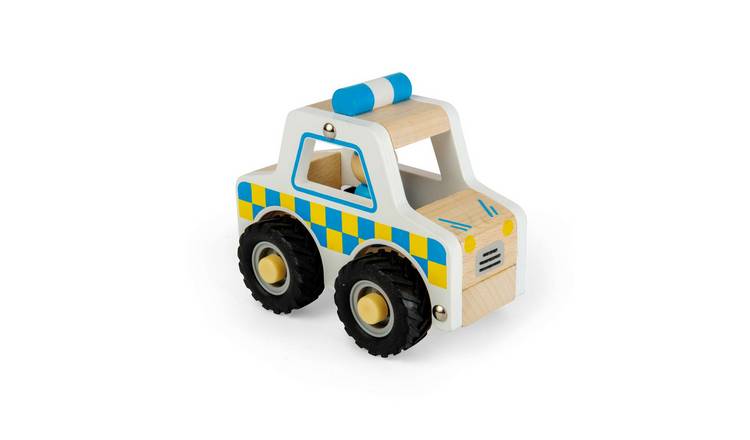 Bigjigs Toys Mini Police Car - 12 Months +