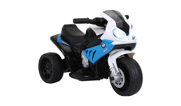 HOMCOM BMW S1000RR 6V 18 to 36 Months 3 Wheel Electric Ride on Motorbike – Blue