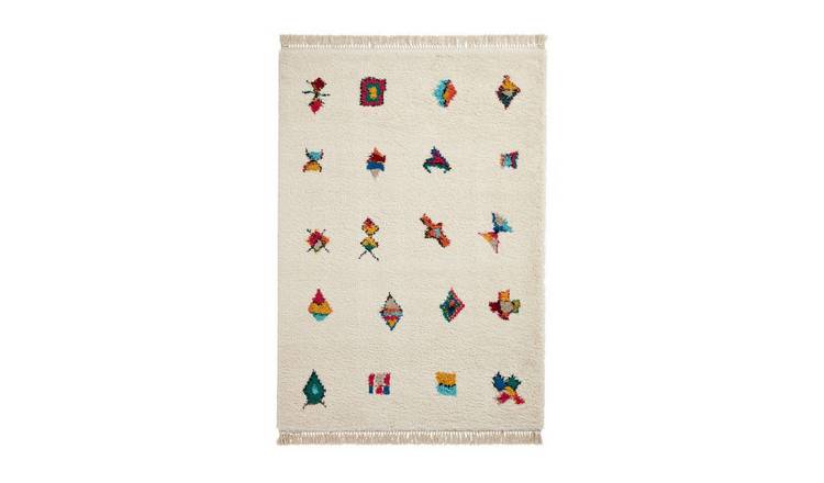 Mega Flooring Multi Shaggy  Rug - 120 x 170cm
