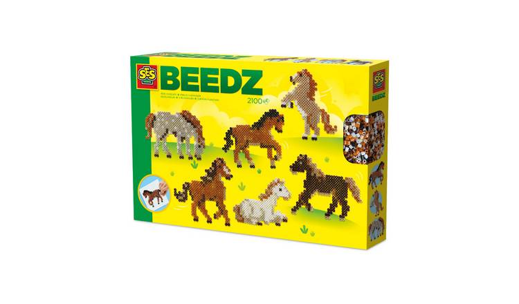 SES Creative Iron On Beads Wild Horses Craft Set - Age 5+