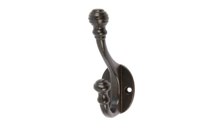 Hammer & Tongs Ball End Hat & Coat Hook - Black