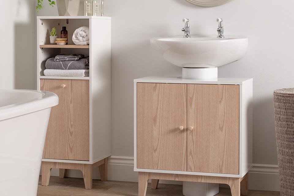 argos bathroom sink cabinet