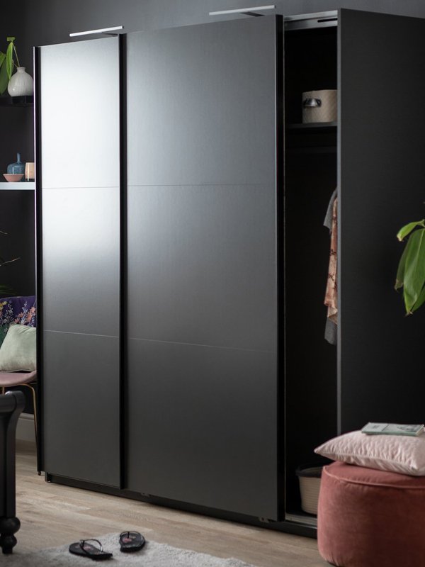 Black freestanding deals wardrobe