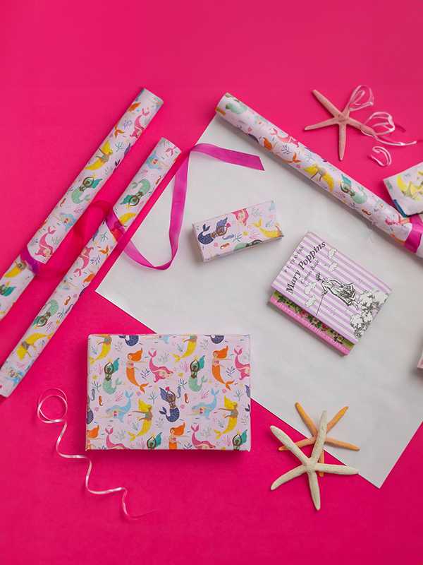 Wrap it up! Don't forget your wrapping paper.