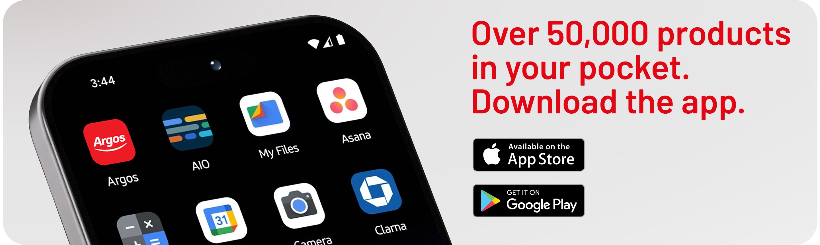 Over 50,000 products in your pocket. Download the app.