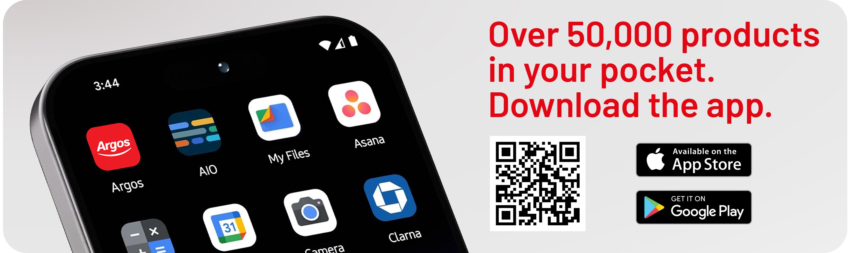 Over 50,00 products in your pocket. Download the app.