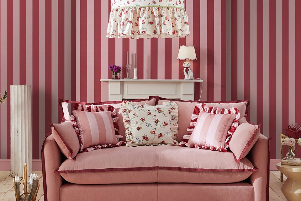 Cath Kidston. Wallpaper and paint range.