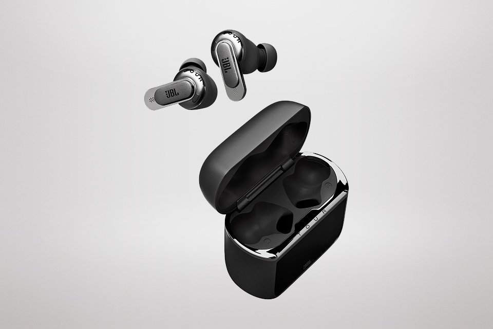JBL TOUR PRO 3 In-Ear True Wireless Earbuds - Black.