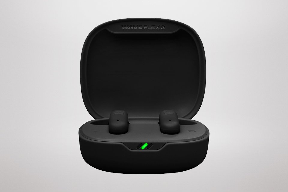 JBL Wave Flex 2 In-Ear True Wireless Earbuds - Black.