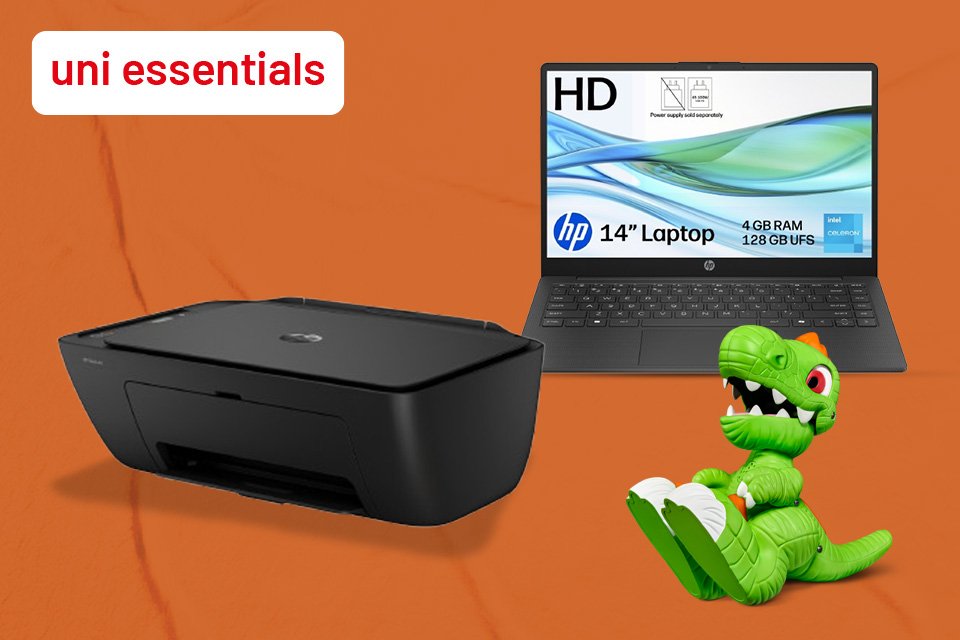 Save up to 20% on selected HP laptops & printers.
