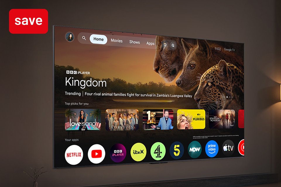 Save up to 15% on Selected TCL TV's with codes.
