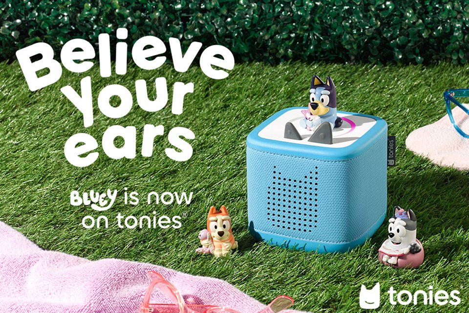 Bluey Tonies. Explore the new range.
